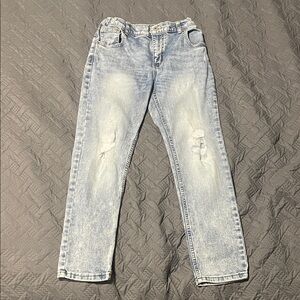 Wonder Nation Men's Faded Blue Straight Jeans